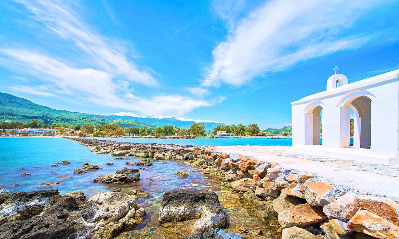 Cretan Sunset Villa Heated Pool Dhrámia Exterior foto