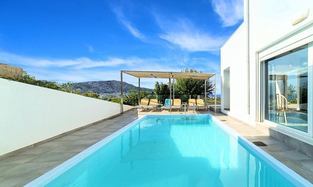 Cretan Sunset Villa Heated Pool Dhrámia Exterior foto
