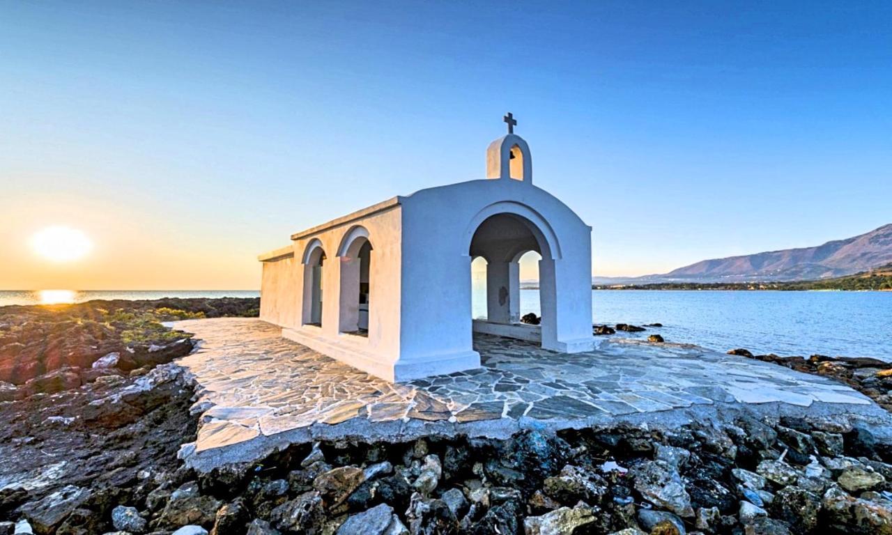 Cretan Sunset Villa Heated Pool Dhrámia Exterior foto