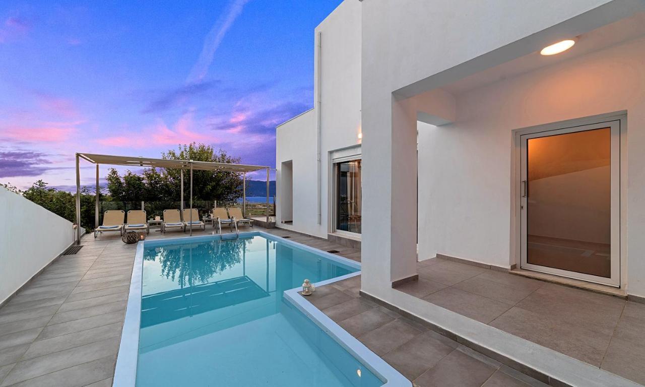 Cretan Sunset Villa Heated Pool Dhrámia Exterior foto